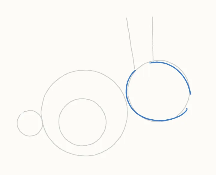 How to draw a bunny, step 3: the head