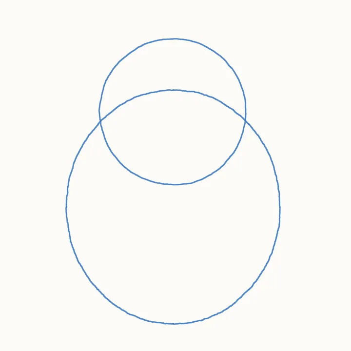 How to draw a dragon, step 1: head and egg guides
