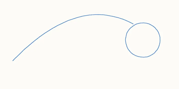 How to draw a whale, step 1: head and back guides
